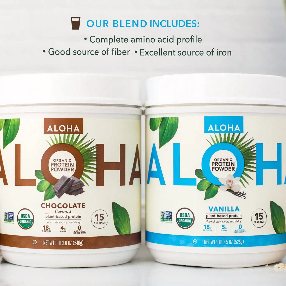 Chocolate + Vanilla Protein Powder - Variety Pack