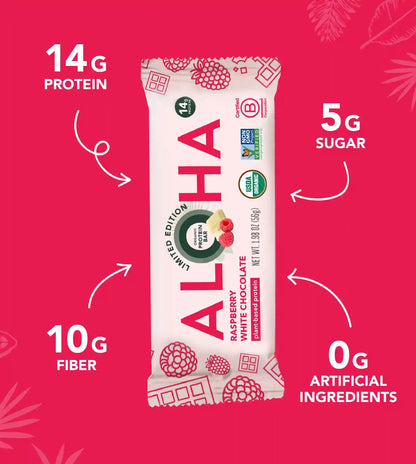 Raspberry White Chocolate - Protein Bars