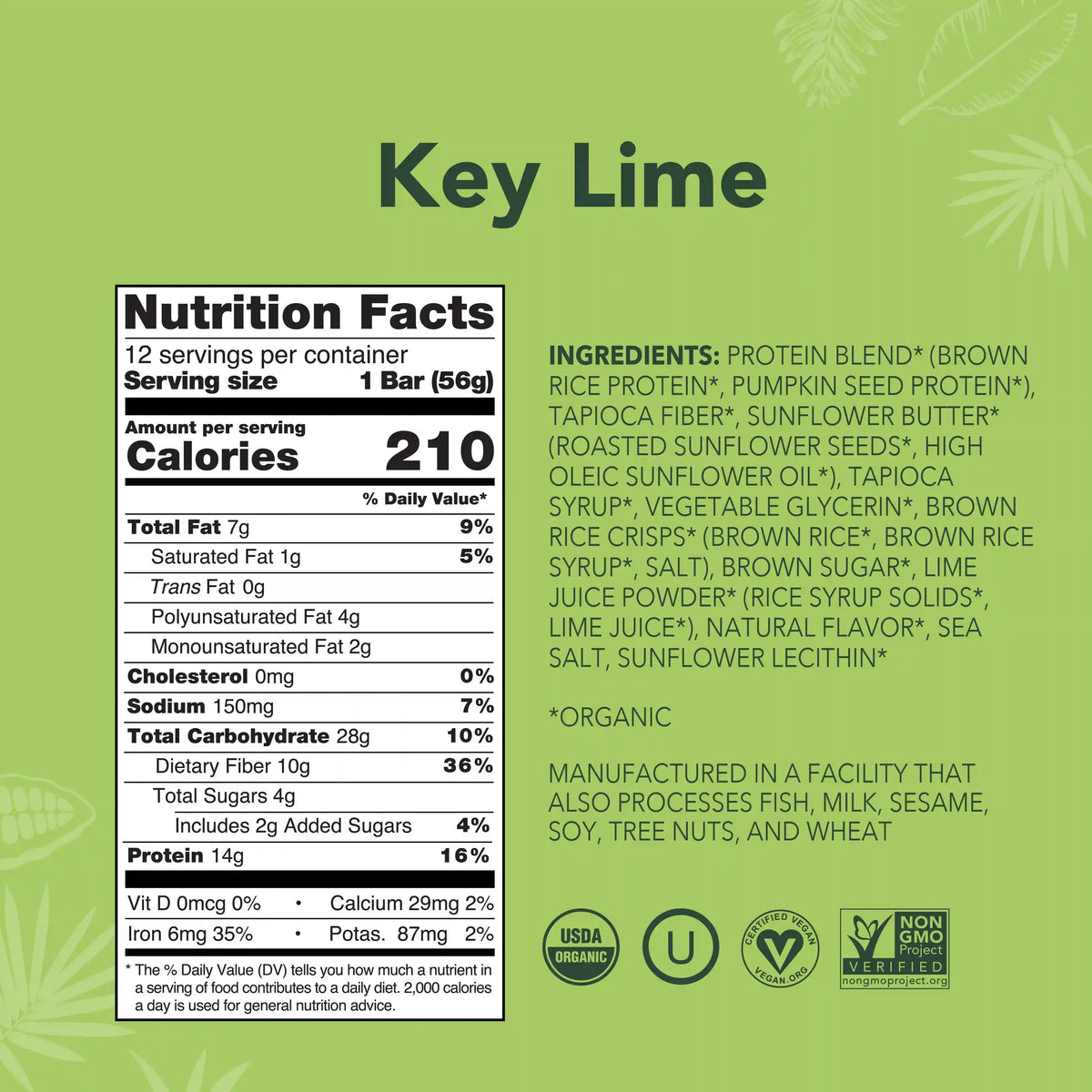 Key Lime - Protein Bars