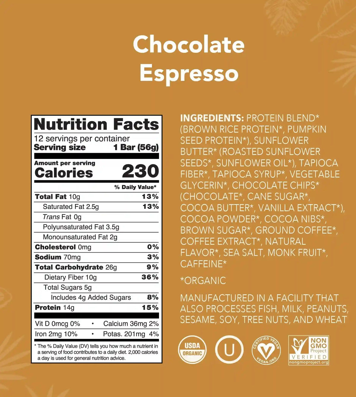 Chocolate Espresso - Protein Bars