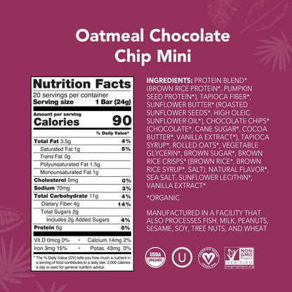 Oatmeal Chocolate Chip - Mini Bars